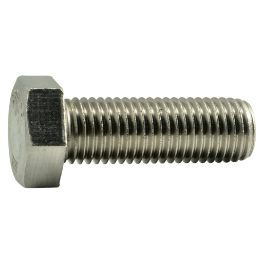 1"-8 x 3" 18-8 Stainless Steel Coarse Thread Hex Cap Screws