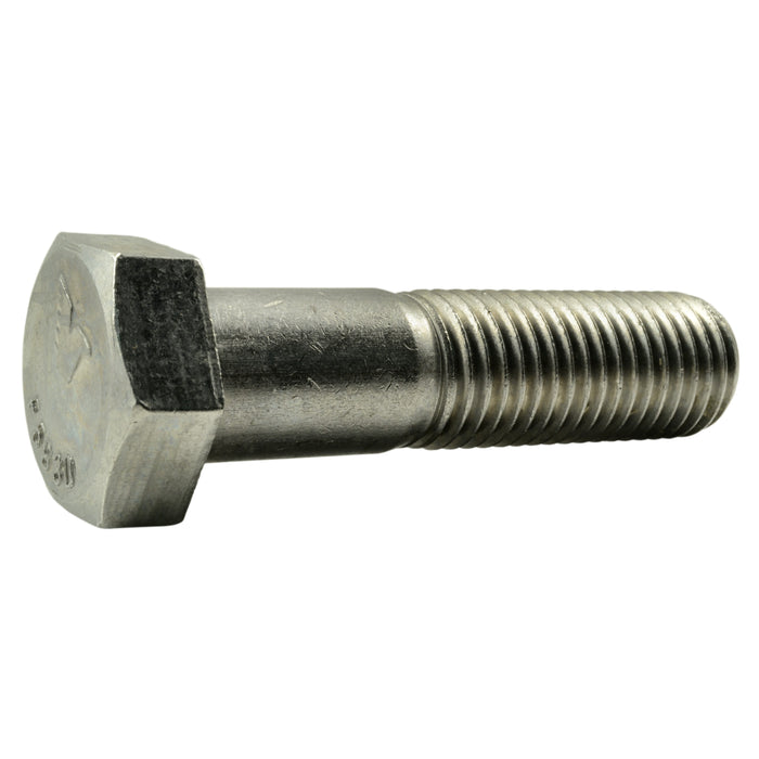 1"-8 x 4" 18-8 Stainless Steel Coarse Thread Hex Cap Screws