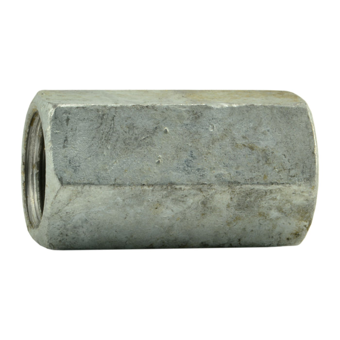 5/8" to 1/2" x 1-1/2" Hot Dip Galvanized Steel Coupling Nuts