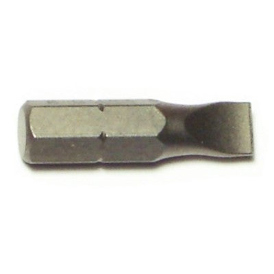 1/4" x 1" #4 Slotted Power Screwdriver Bits