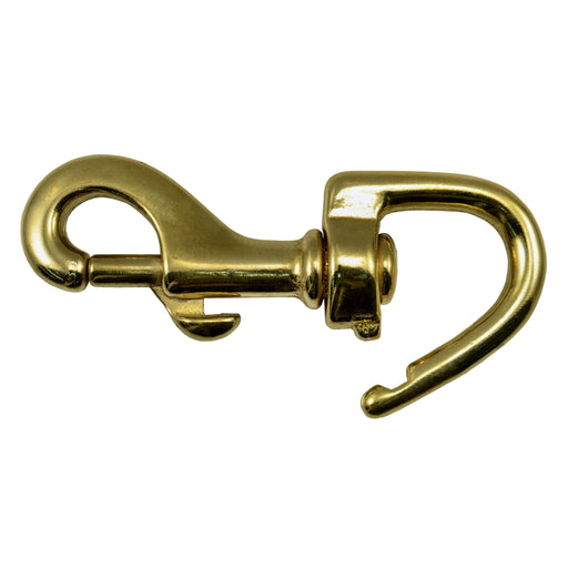 3/4" Brass Open Eye Bolt Snap Hooks