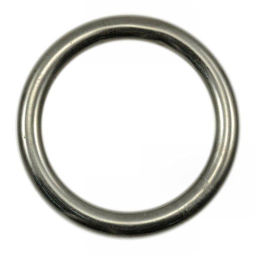 1/4" x 1-1/2" Solid 18-8 Stainless Steel Rings