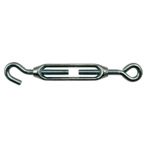 5/16" x 6-1/2" Zinc Plated Steel Eye-Hook Turnbuckle