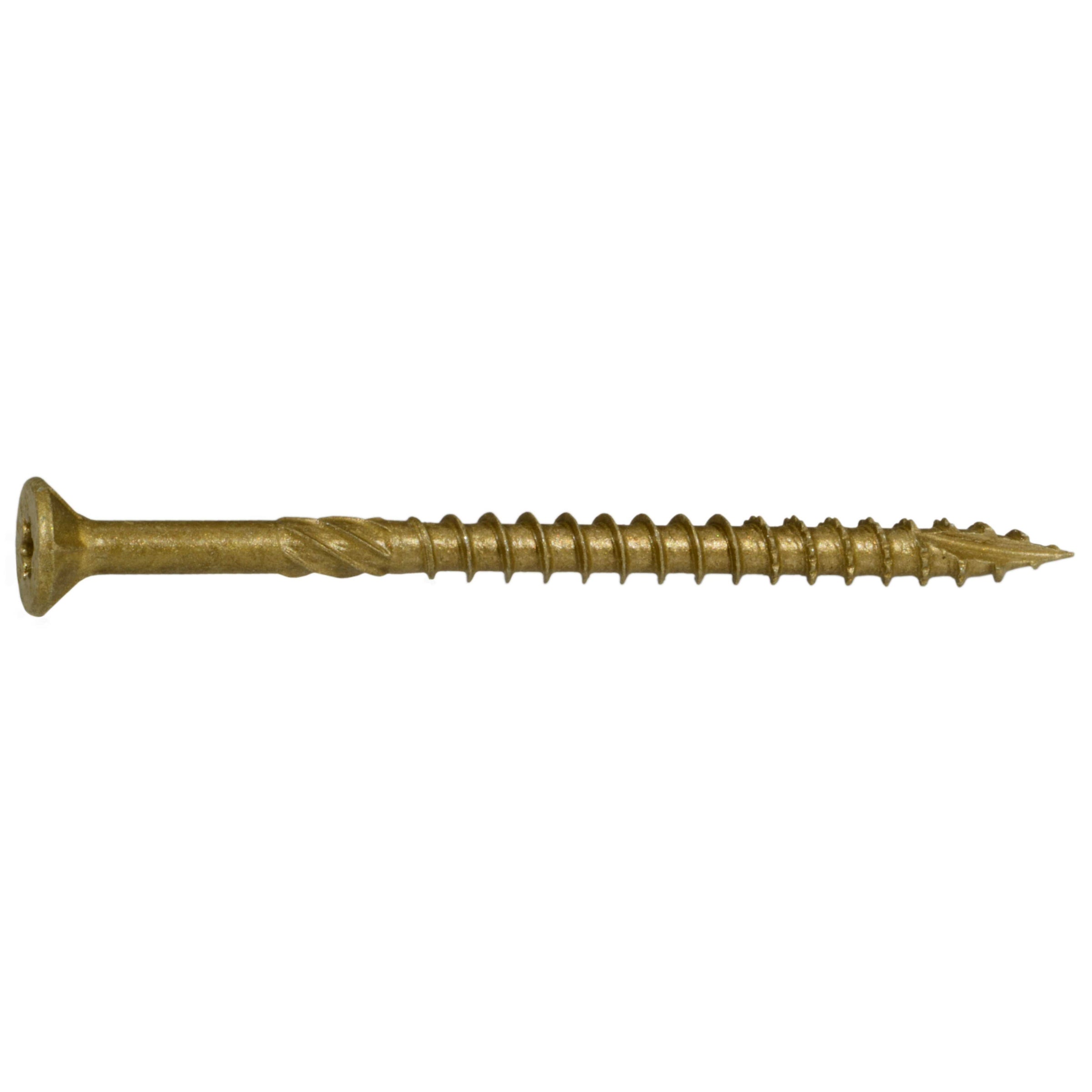 SaberDrive® Star Drive Construction Tan Deck Screws