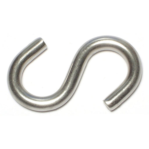 5/16" x 3/4" x 2-1/2" 18-8 Stainless Steel Large Wire S Hooks