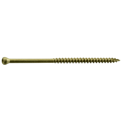 #9 x 4" Tan XL1500 Coated Steel Star Drive Trim Head Screws