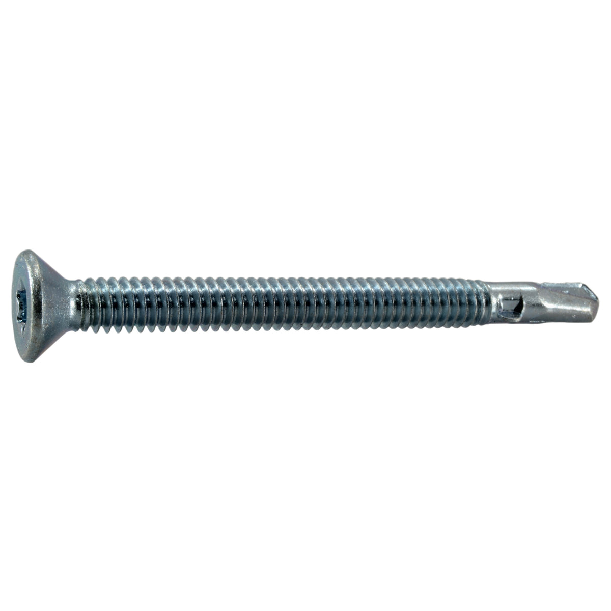 1/4"-20 x 3" Zinc Plated Steel Coarse Thread Star Drive Self-Drilling Screws