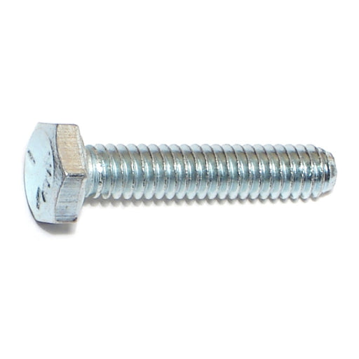 1/4"-20 x 1-1/4" Zinc Plated Grade 5 Steel Coarse Thread Hex Cap Screws