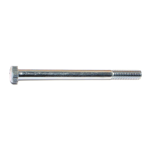 5/16"-18 x 4" Zinc Plated Grade 5 Steel Coarse Thread Hex Cap Screws