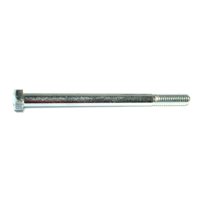3/8"-16 x 5" Zinc Plated Grade 5 Steel Coarse Thread Hex Cap Screws