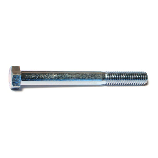 7/16"-14 x 4" Zinc Plated Grade 5 Steel Coarse Thread Hex Cap Screws