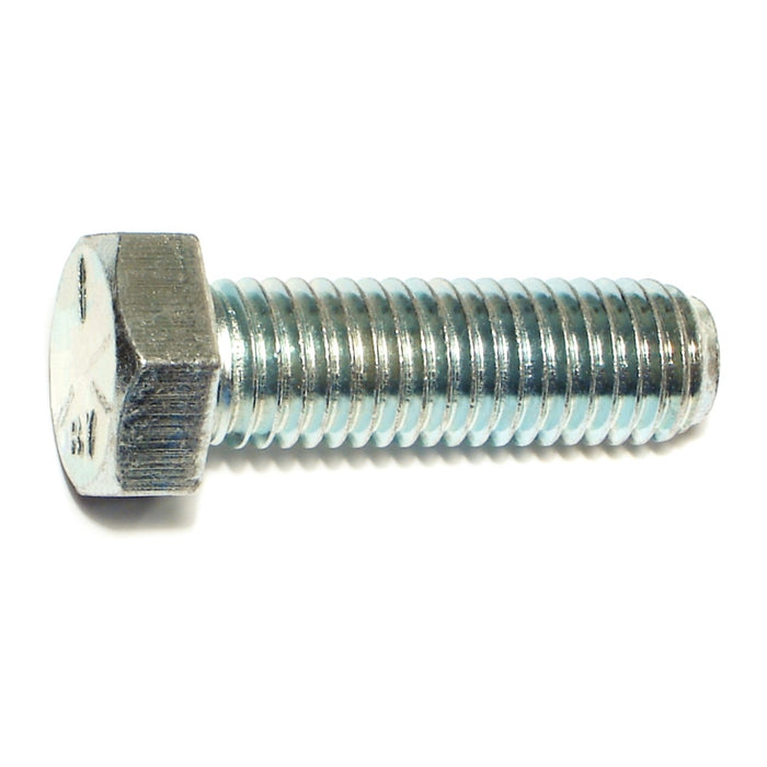 5/8"-11 x 2" Zinc Plated Grade 5 Steel Coarse Thread Hex Cap Screws