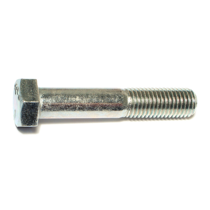 3/4"-10 x 4" Zinc Plated Grade 5 Steel Coarse Thread Hex Cap Screws