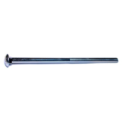 1/2"-13 x 12" Zinc Plated Grade 2 / A307 Steel Coarse Thread Carriage Bolts