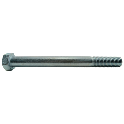 1"-8 x 10" Zinc Plated Grade 5 Steel Coarse Thread Hex Cap Screws