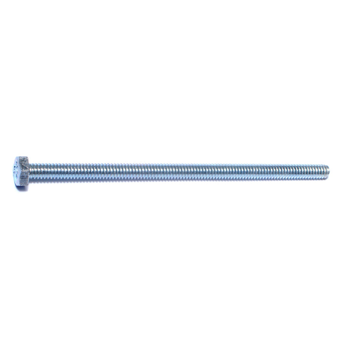 1/4"-20 x 5" Zinc Plated Steel Coarse Full Thread Hex Head Tap Bolts