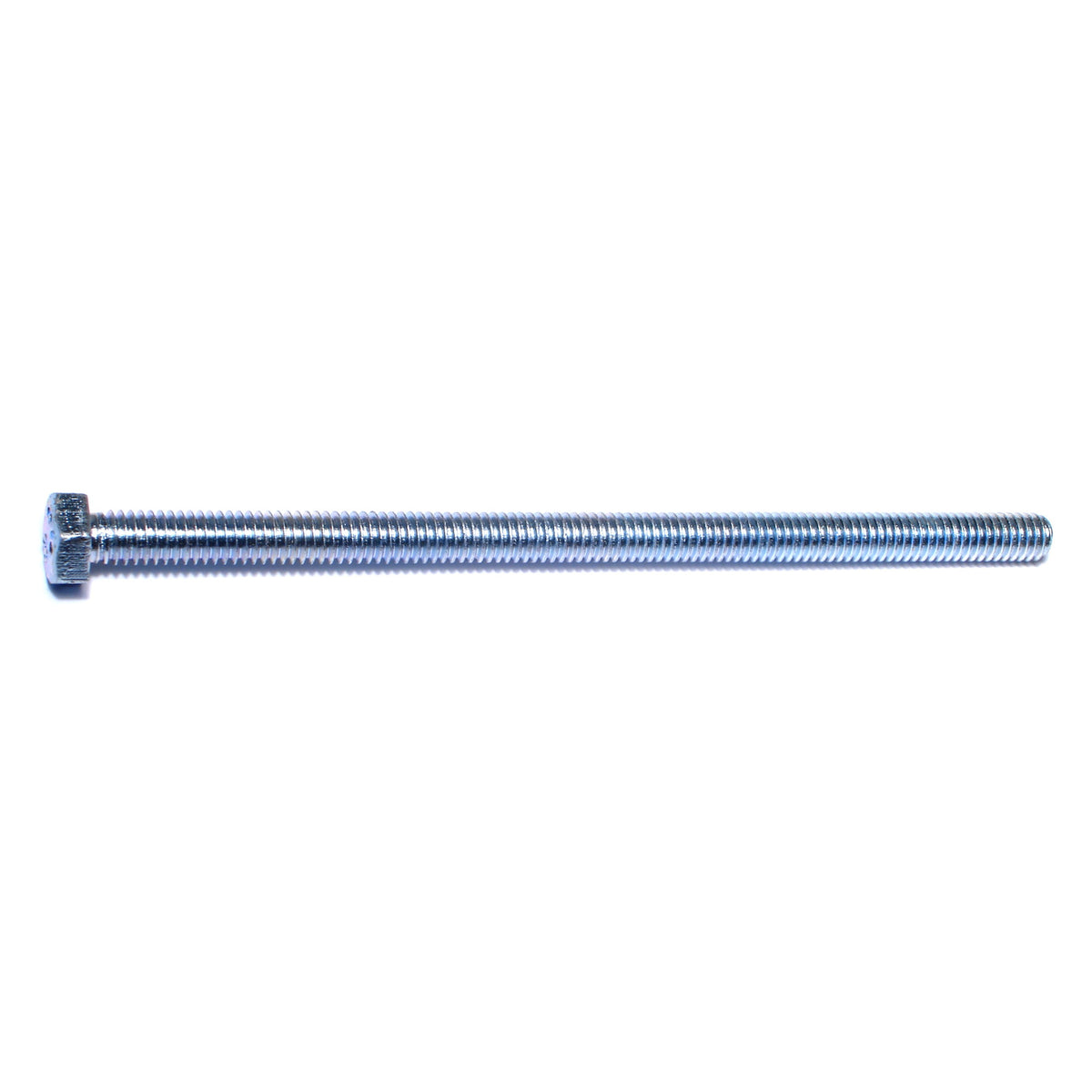 5/16"-18 x 6" Zinc Plated Steel Coarse Full Thread Hex Head Tap Bolts