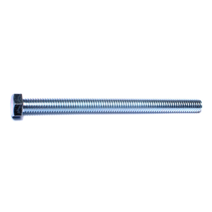 3/8"-16 x 5" Zinc Plated Steel Coarse Full Thread Hex Head Tap Bolts