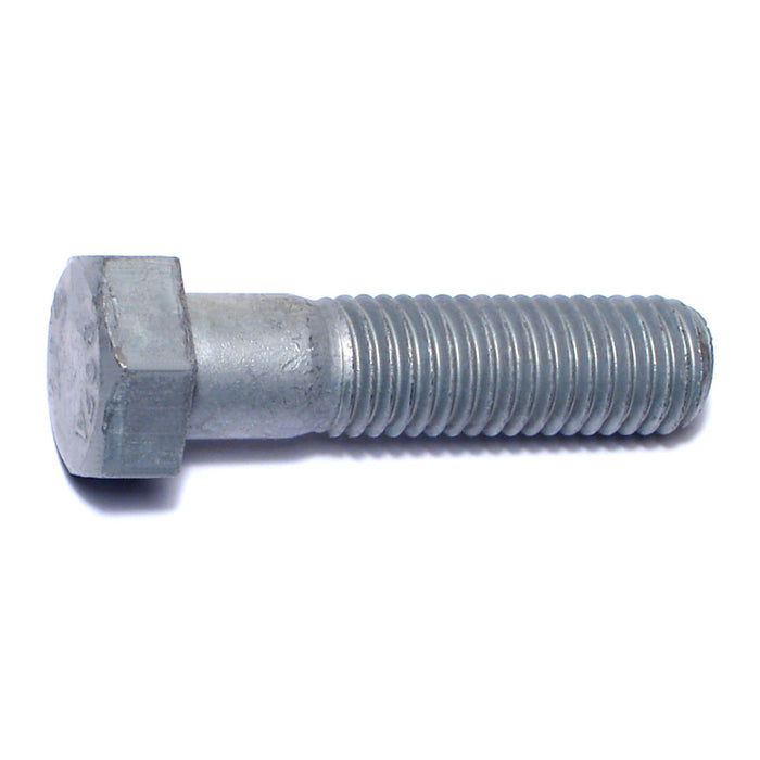 5/8"-11 x 2-1/2" Hot Dip Galvanized Steel Coarse Thread Hex Cap Screws