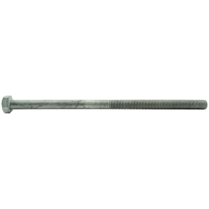 5/8"-11 x 12" Hot Dip Galvanized Steel Coarse Thread Hex Cap Screws