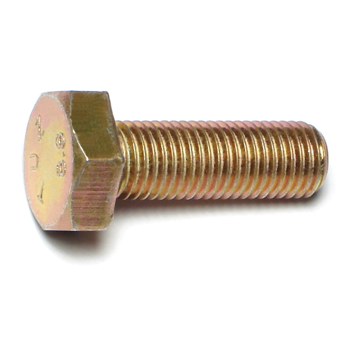 10mm-1.25 x 30mm Zinc Plated Class 8.8 Steel Fine Thread Hex Cap Screws