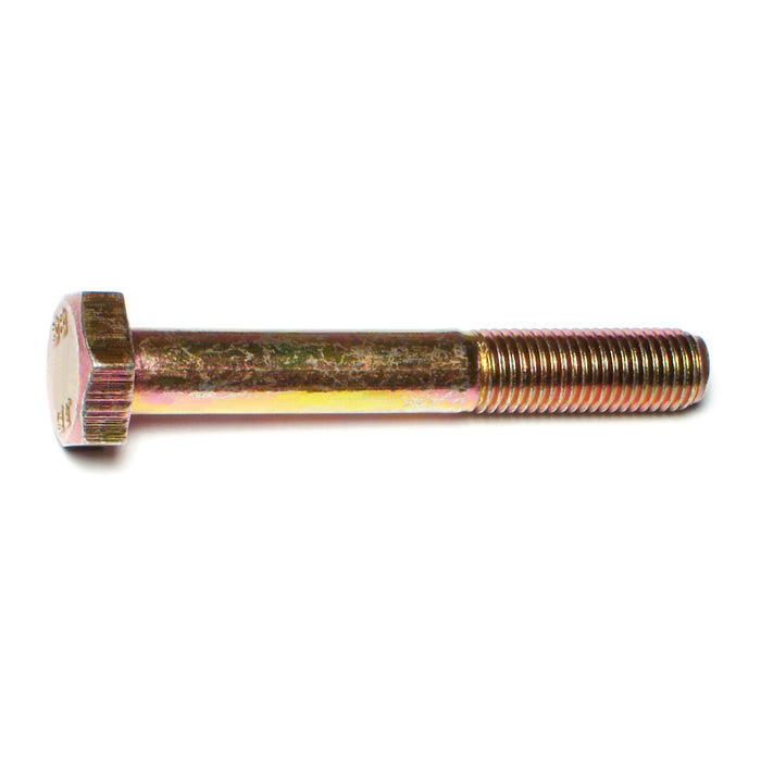 10mm-1.25 x 70mm Zinc Plated Class 8.8 Steel Fine Thread Hex Cap Screws