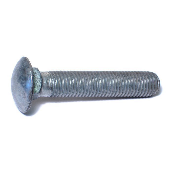 3/4"-10 x 4" Hot Dip Galvanized Grade 2 / A307 Steel Coarse Thread Carriage Bolts