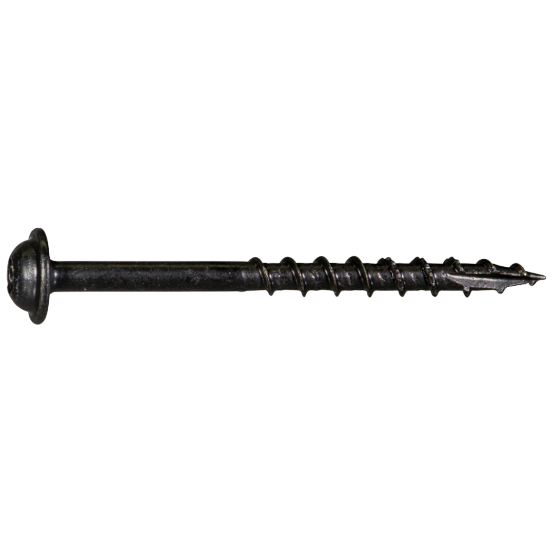 SaberDrive® Black Phosphate T-15 Star Drive Cabinet Pocket Screws