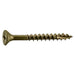 #7 x 1-5/8" Tan Ruspert Coated Steel Phillips Bugle Head Deck Screws