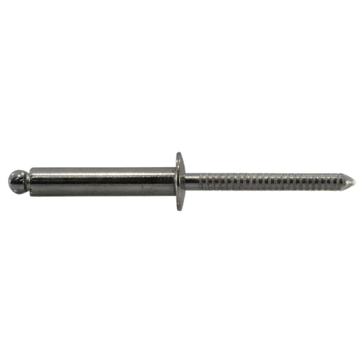3/16" - 5/8" x 3/4" 18-8 Stainless Steel Dome Head Blind Pop Rivets