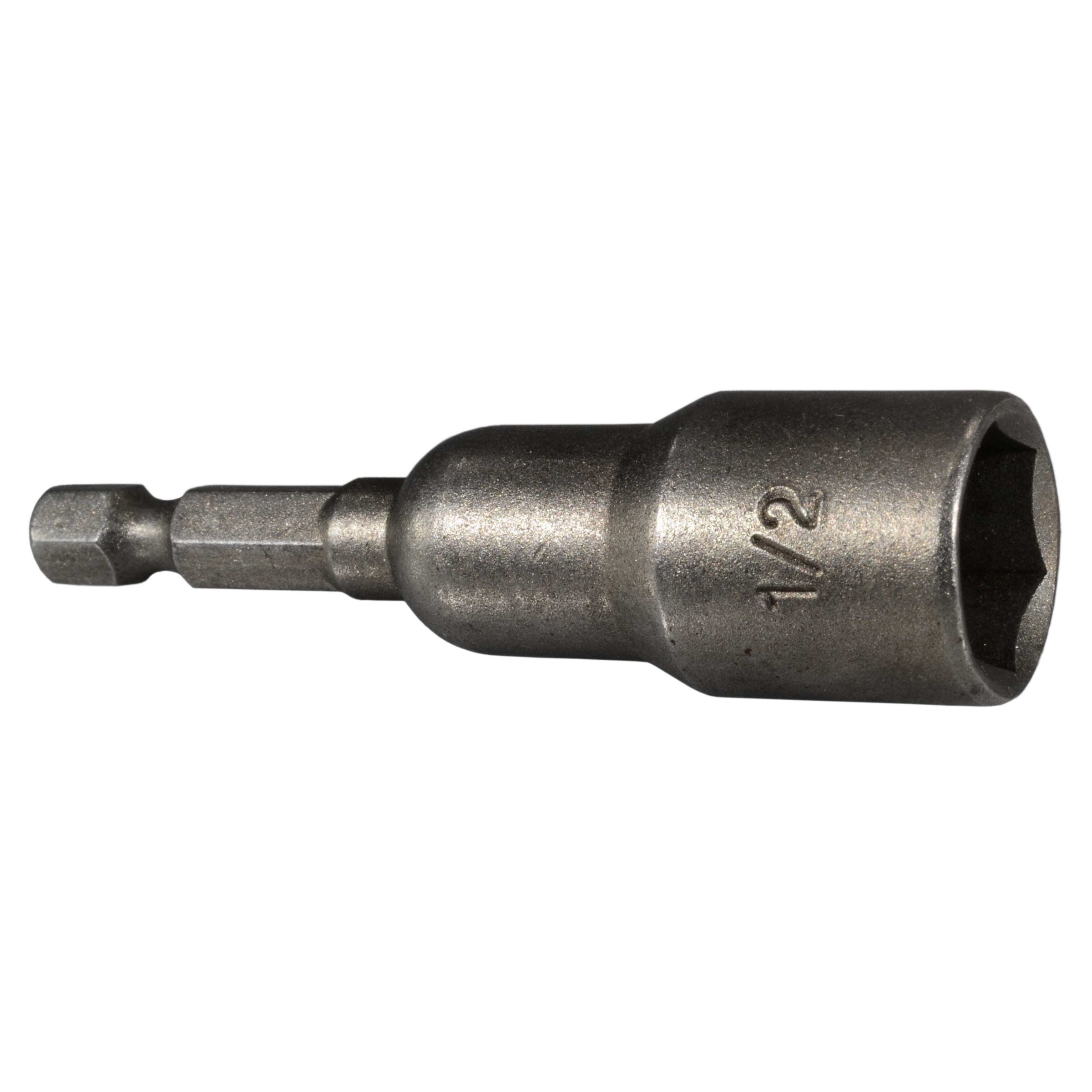 1/4" 1/2" Long Magnetic Nutsetter Bits