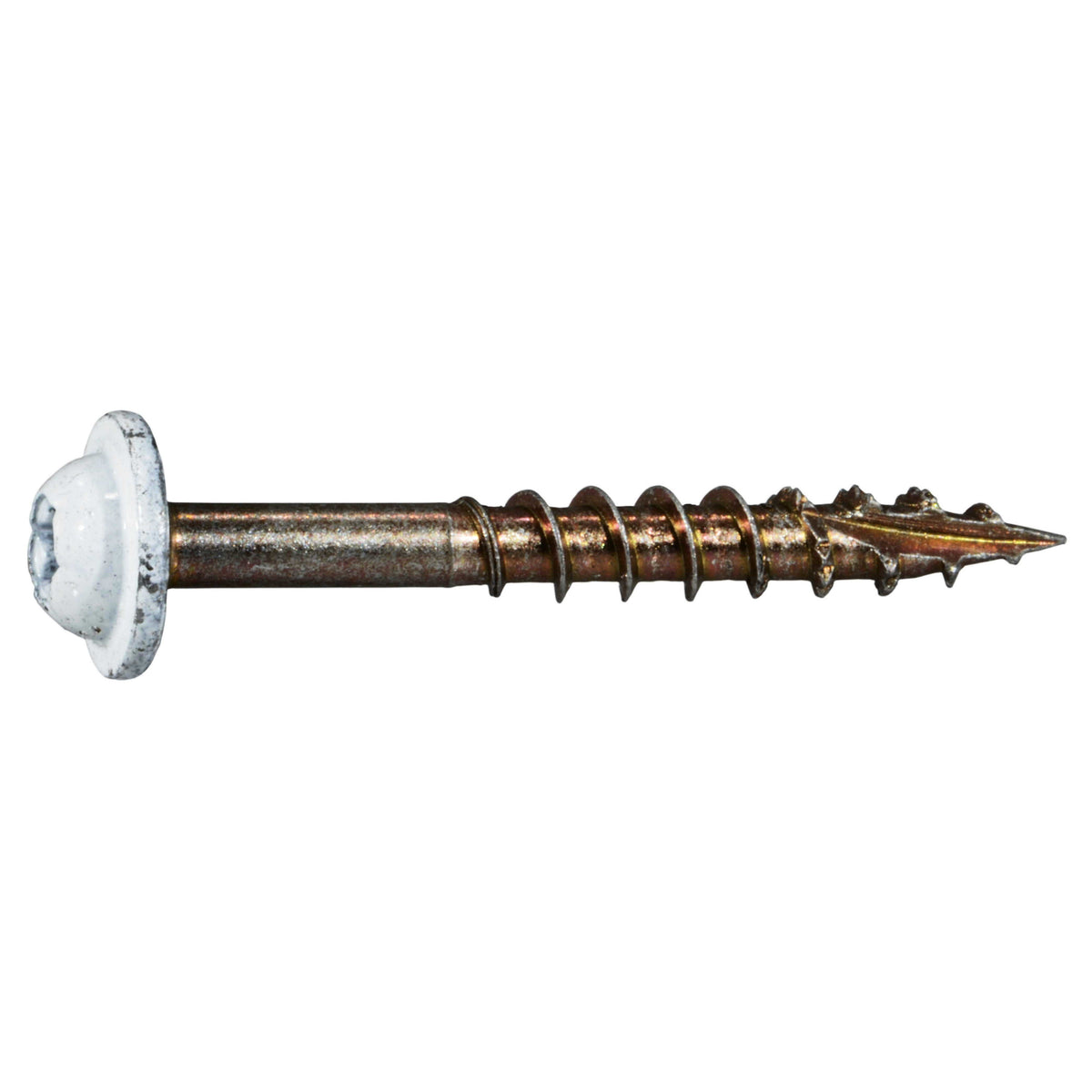 9 x 1-1/2" Star Drive White Cabinet Saberdrive Screws 1 lb. Tub (143 pcs.)