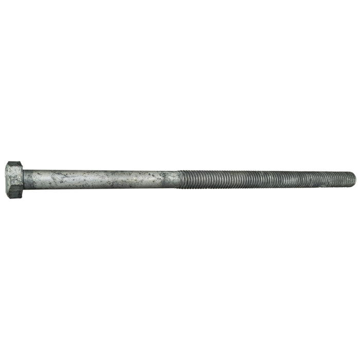 1/2"-13 x 10" Hot Dip Galvanized Steel Coarse Thread Hex Cap Screws