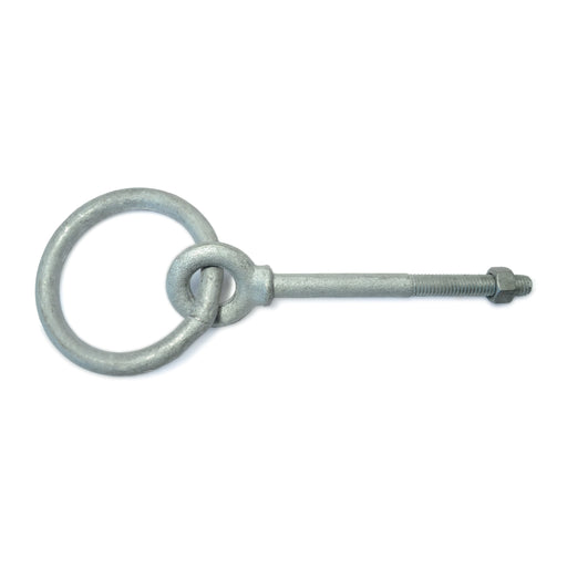 3/8" x 4-1/4" Galvanized Ring Bolts