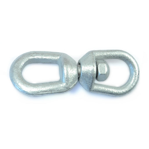 1/4" Galvanized Steel Eye & Eye Swivels