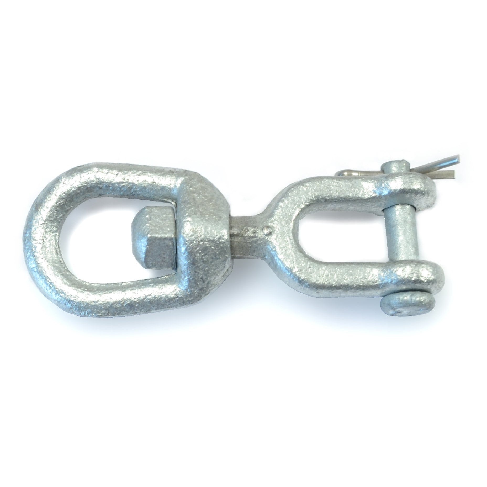 1/4" Galvanized Steel Jaw & Eye Swivels