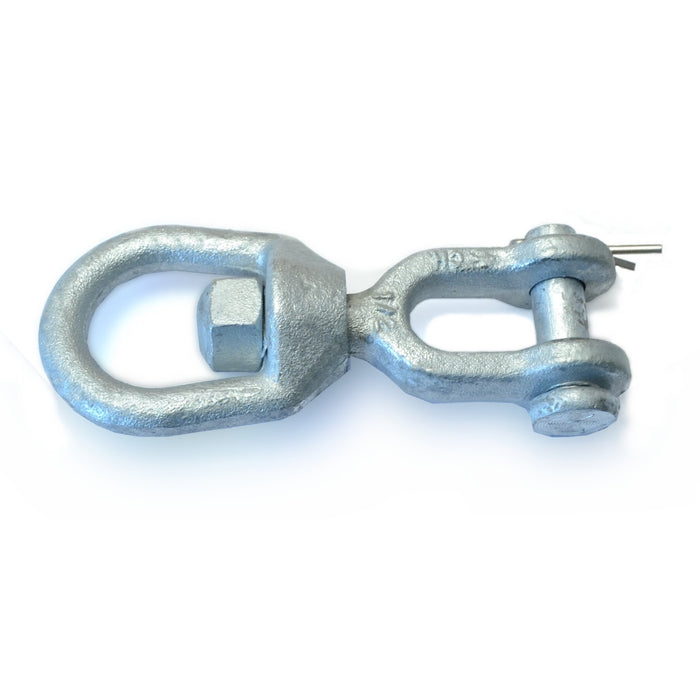 3/8" Galvanized Steel Jaw & Eye Swivels