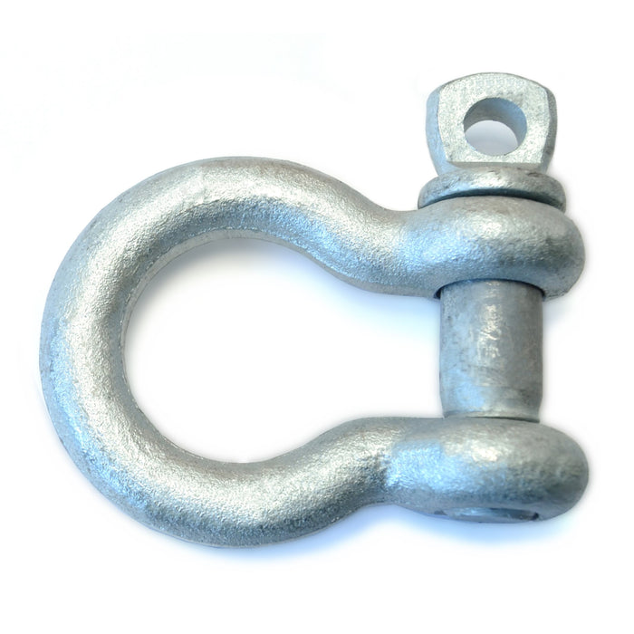 1/2" Galvanized Steel Screw Pin Anchor Shackle