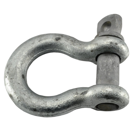 5/8" Galvanized Steel Screw Pin Anchor Shackle