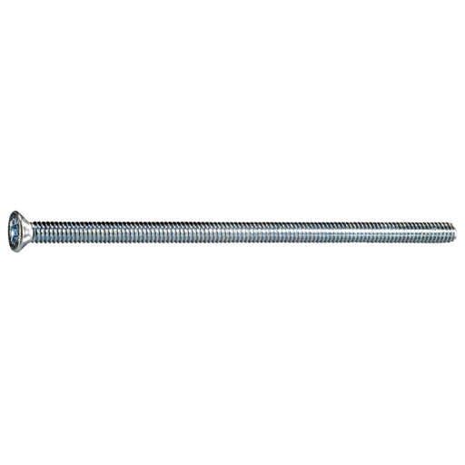 1/4"-20 x 5-1/2" Zinc Plated Steel Coarse Thread Phillips Flat Head Machine Screws