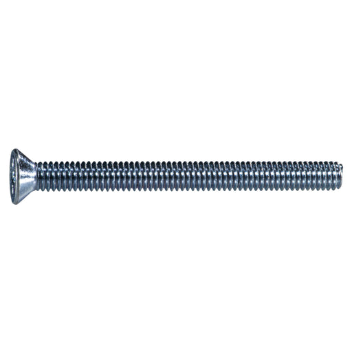 5/16"-18 x 3-1/2" Zinc Plated Steel Coarse Thread Phillips Flat Head Machine Screws