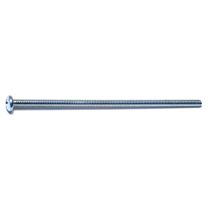 #10-24 x 5" Zinc Plated Steel Coarse Thread Phillips Pan Head Machine Screws
