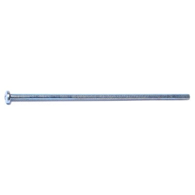 #10-24 x 6" Zinc Plated Steel Coarse Thread Phillips Pan Head Machine Screws