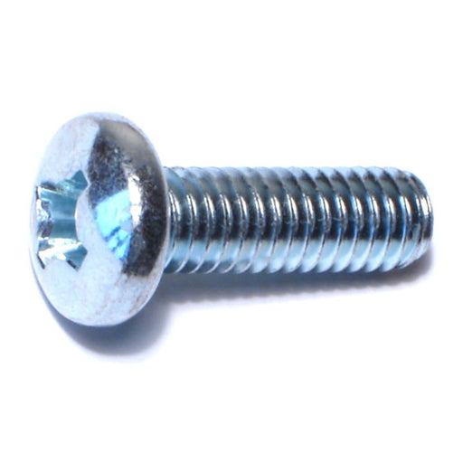 5/16"-18 x 1" Zinc Plated Steel Coarse Thread Phillips Pan Head Machine Screws