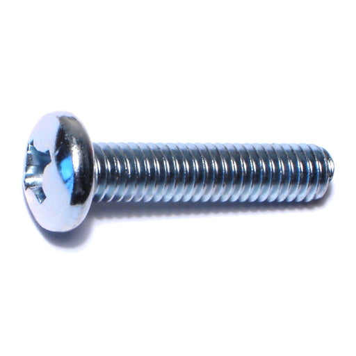 5/16"-18 x 1-1/2" Zinc Plated Steel Coarse Thread Phillips Pan Head Machine Screws