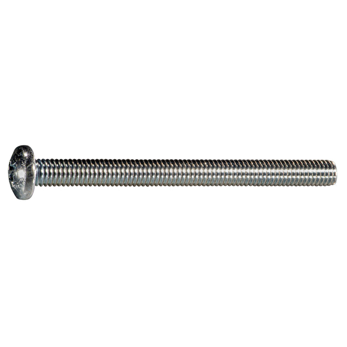 3/8"-16 x 4-1/2" Zinc Plated Steel Coarse Thread Phillips Pan Head Machine Screws