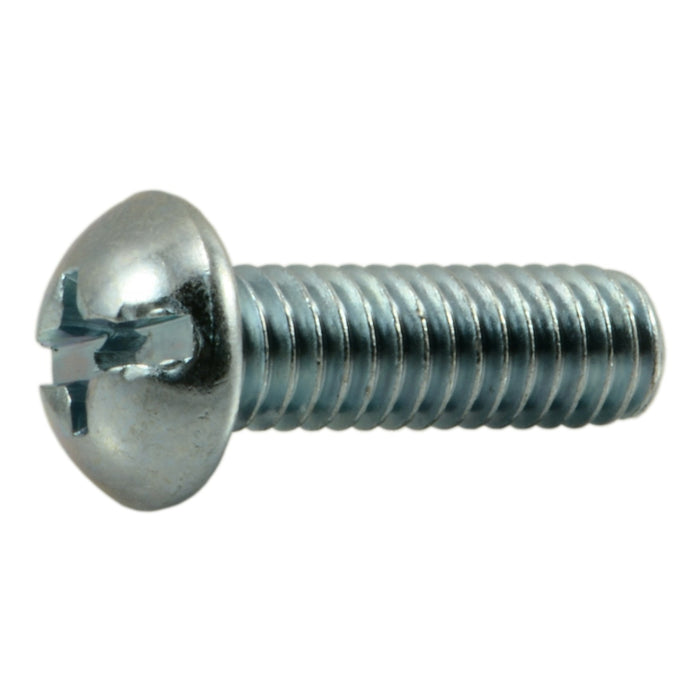 5/16"-18 x 1" Zinc Plated Steel Coarse Thread Combo Round Head Machine Screws