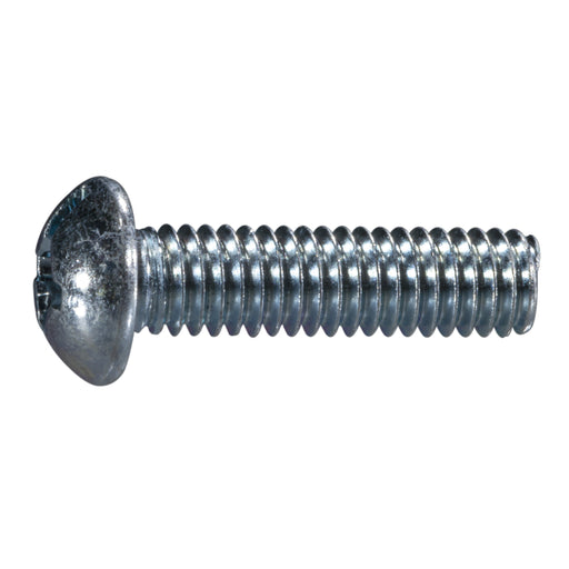 5/16"-18 x 1-1/4" Zinc Plated Steel Coarse Thread Combo Round Head Machine Screws