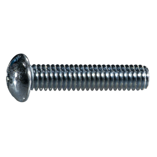 5/16"-18 x 1-1/2" Zinc Plated Steel Coarse Thread Combo Round Head Machine Screws