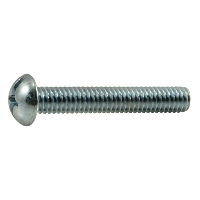 5/16"-18 x 2" Zinc Plated Steel Coarse Thread Combo Round Head Machine Screws